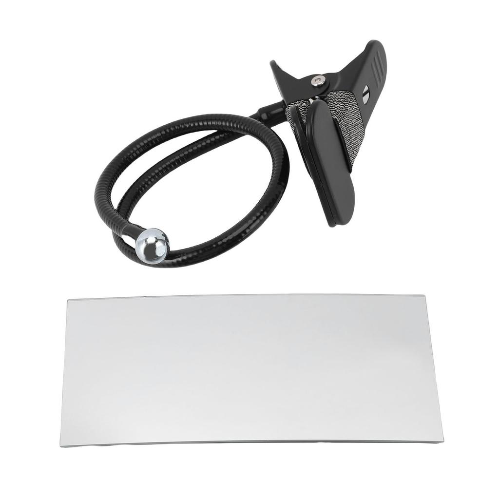 Clamp On Security Mirror Flexible Convex Cubicle Mirror for Personal Safety Anywhere Rectangle