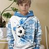Boys' 3D Printed Casual Fashion Sweatshirt Hoodie Spring Autumn Winter Children's Long-sleeved Pullover Children's Clothing