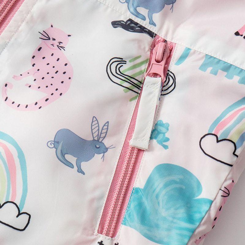 Clothing Autumn and Winter New Style Girls' Outwears Little Girls' Hooded Windbreakers Warm Kidsren's Baby Fleece-Lined Cotton Outwears Polar Fleece