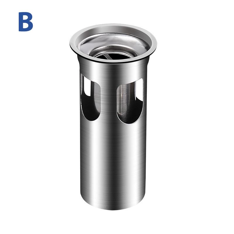 Shower Sink Drain Cover Plug Hair Catcher Anti-Clog Stainless Floor Drain Filter