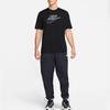 Nike T Shirts Men's Black Crew Neck Moderate Straight Fit DR7826-010