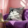 Japanese Junji Ito Tomie Square DoubleSided printed Pillow Case Bedroom Bedside Pillow Sofa Cushion Cover
