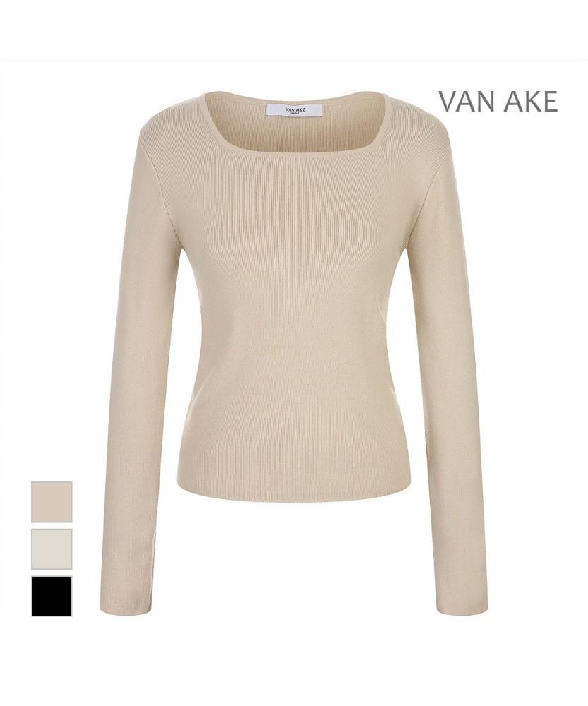 VANAKE Square Neck Slim Knit_Vb4Xktqk01Z