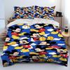 Mickey Maus Cartoon Donald Duck HD Bettdecke Bettwäsche Set Bettbezug Bett Set Steppdecke Bezug Kissenbezug Königin Bettwäsche Set Erwachsener Kind