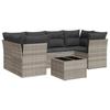 VidaXL Garden Lounge Set with Cushions 7 Pcs, Sofas and Patio Table, Outdoor Patio Furniture Set, Modern, 3217272