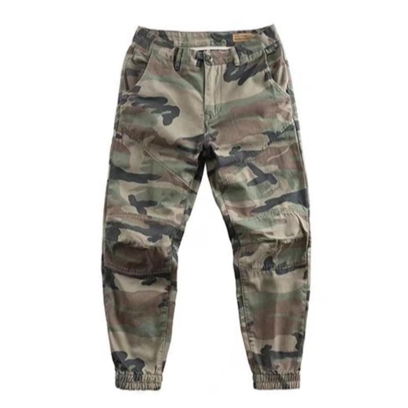 Men's Trendy Camouflage Nine-Point Overalls - 2023 Spring/Summer Korean Style