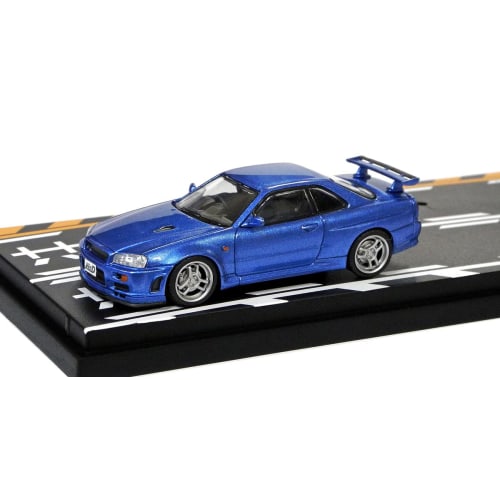 InterAllied Modeler's 1/64 Initial D Set Vol.8: Keisuke Takahashi RX-7 (FD3S) & Kozo Hoshino Skyline GT-R (BNR34) Completed Model (MD64208)