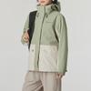 Columbia Hiking Three-In-One Hooded Long Sleeve Jacket Women jackets Green XR4388-348
