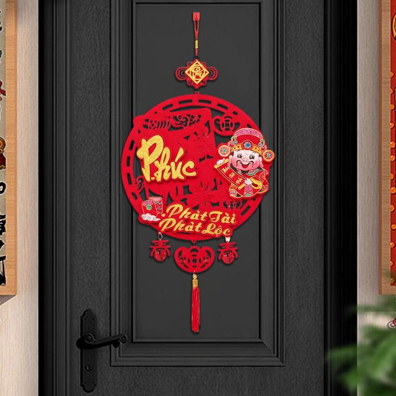 Vietnamese Hanging Ornament with Tassel 2026 Spring Festival Decorative Pendants New Horse Year Home Decor Accessories