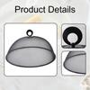 11.02 Inch Reusable Metal Mesh Food Cover Multi-Purpose Picnic for Picnics, Etc.