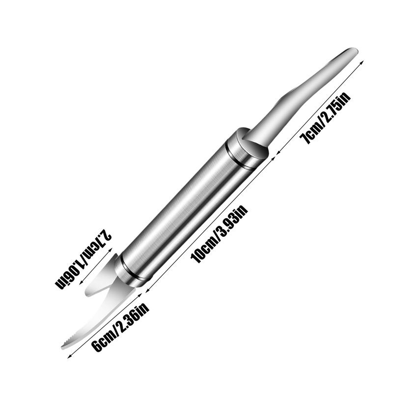 Shrimp Peeler Prawn And Seafood Peeler Rustproof Double Head Seafood Cutter Fish Scale Remover For Home Restaurant