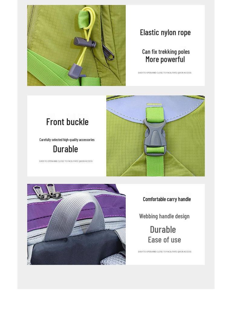 Wasserdichter Wanderrucksack für Herren und Damen mit großem Fassungsvermögen