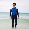 Tuolangshi Men's Long Sleeve One-Piece Wetsuit Swimsuit