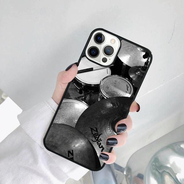 Musical Instrument Drum Phone Case Cover For For iPhone 17 Air 11 12 13 15 16 14  Pro MAX Plus