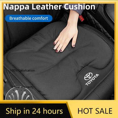 Hub Caps New Luxury Car Perforated Breathable Model Cushion Soft Backrest Seat Cushion Seat Cover For Toyota Corolla Yaris Aygo