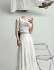 High Waist Pleated A-line Midi Skirt for Women - Summer 2024 To Winter - Slimming Umbrella Design