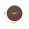 1/2pcs Car Coaster Water Cup Slot Non-Slip Mat Pad Car Accessories For Ford Focus Mondeo Kuga Fiesta MK7 Escort Explorer Edge 2 4 MK2 MK4