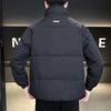 50% Winter Thickened Men's Down Jacket with Stand Collar
