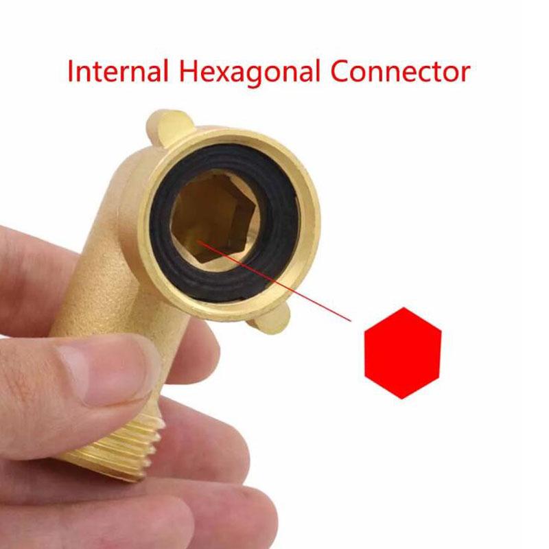 Hose Joint Faucet Mixer 90 Degree Elbow Garden Water Hose Pipe Adapter Pipe Fittings Garden Water Quick Connector Anti-leakage