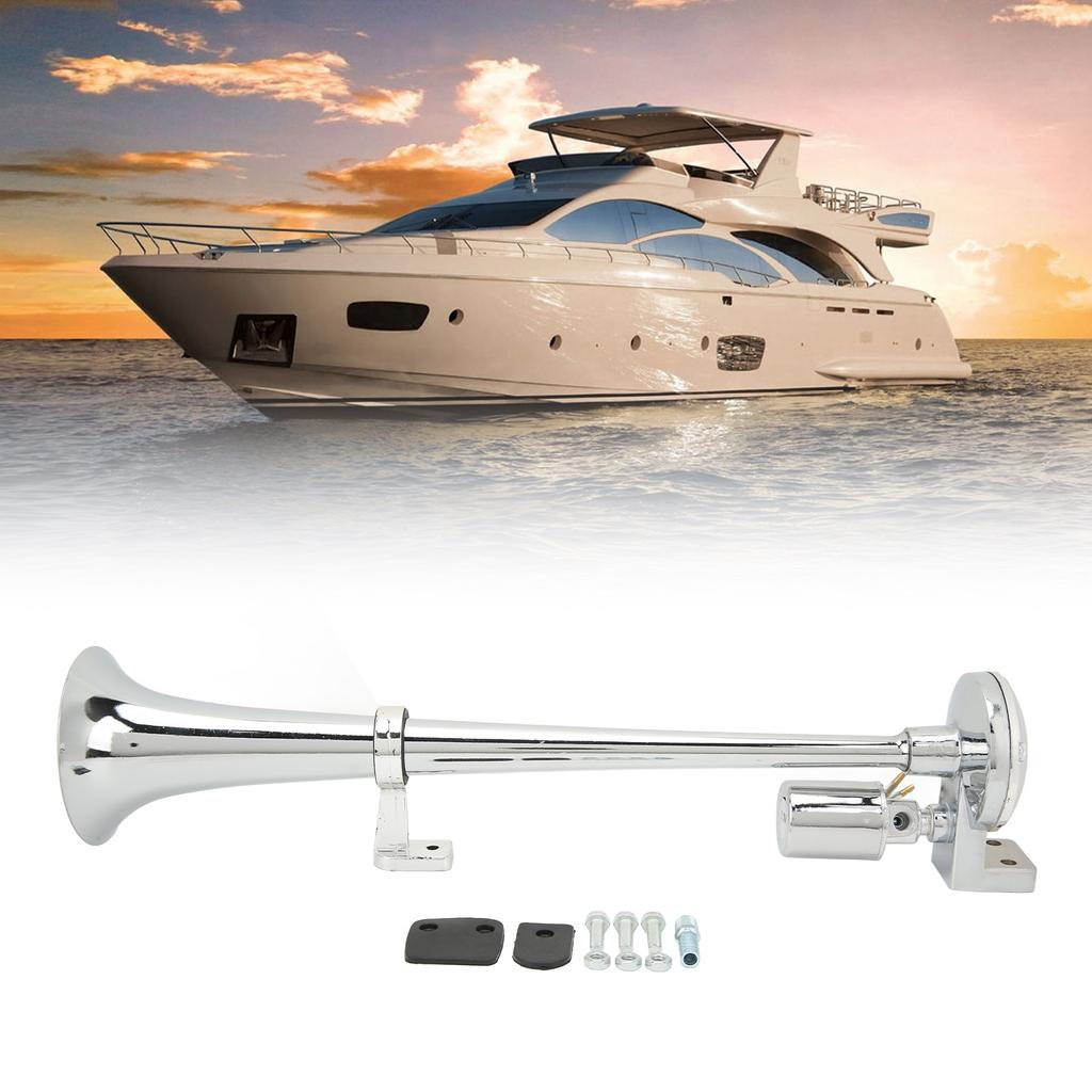 Horn, Single, Horn 150DB 12V Super Trumpet Compressor Loud Truck Fit for Cars Trucks Boats Motorcycles