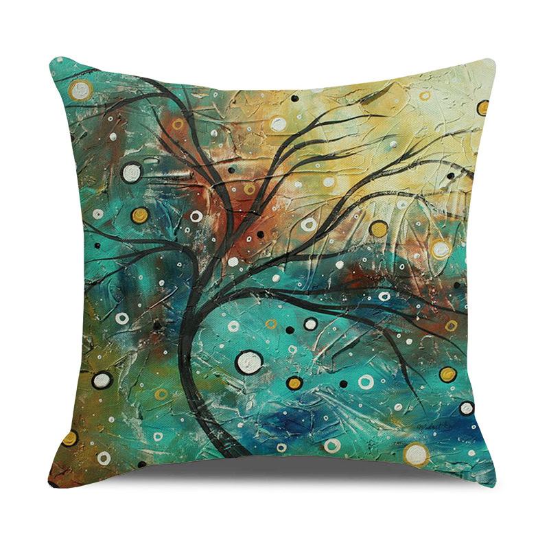 Printed Pillowcases, Linen Pillows, Sofa Pillows, Home Decoration Pillows