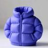 3D Printed Puffer Jacket Pen Holder Gradient Color Abstract Desktop Organizer For Students Home Office Classroom Novelty Gift