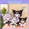 Soft Fiber Cotton Kuromi Plush Toy For Womens Day Gift Romantic Home Decor