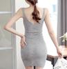 Jillua Sleeveless Sexy Mini Cute Front Open Tight Enchanting Cute for Everyday Maternity Gift Size Dress, Zipper, Front, Knee-Length, Thin, Fit,