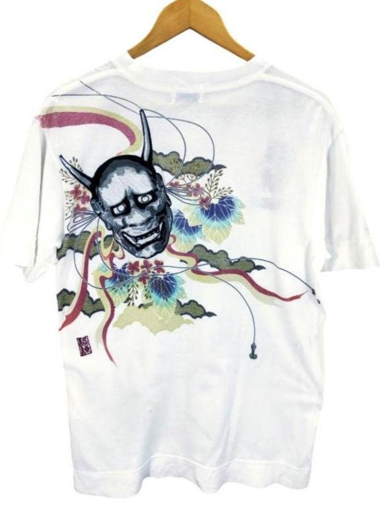 Japanese Art Karakuri Tamashii Japan Devil God Japan 90s t shirt Japanese collection Pattern Sakura Oriental Battou Musume Medium