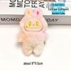 Cute Labubu Cartoon Plush Keychain Doll Accessory - Perfect for Bags, Clothes, Shoes, and Socks
