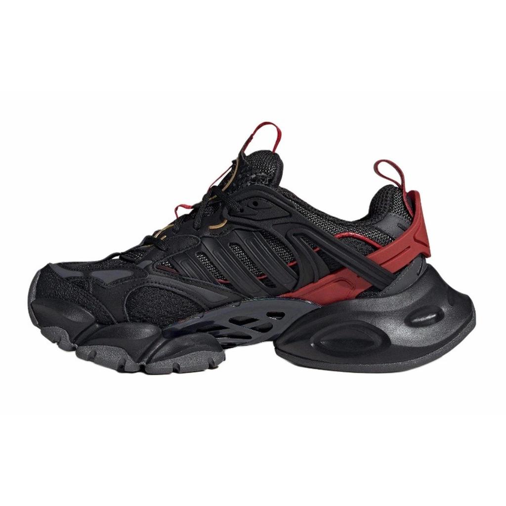 adidas XLG RUNNER DELUXE Protiskluzové Odolné proti oděru Nízké Běžecké boty Unisex Černá Červená Stříbrná JQ2974(Team80-S-BOX)