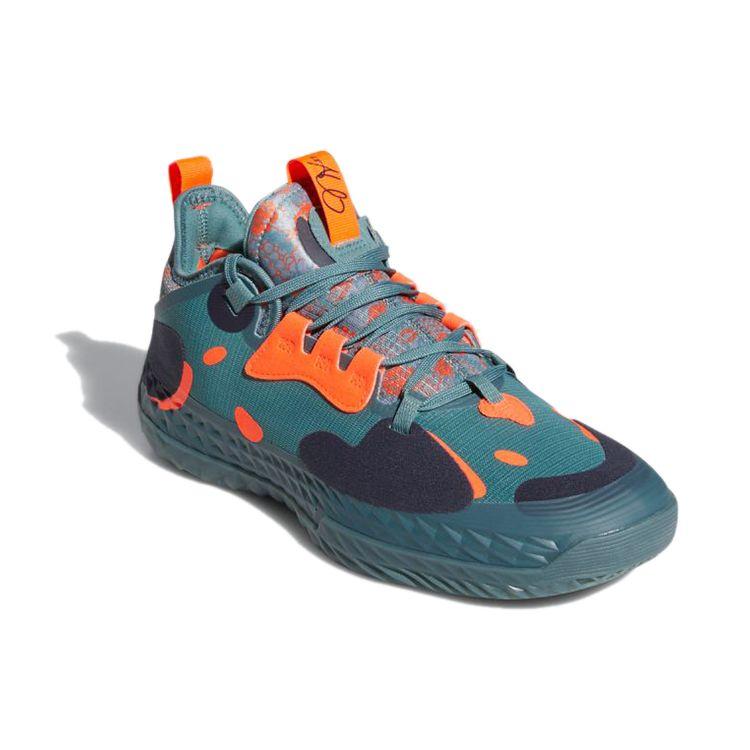 Adidas Harden Vol. 5 Futurenatural Floral - Hazy Emerald Men Sneakers Green Legend-Ink Solar-Red FZ1082