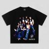 Korean Kpop Band Gril Group KATSEYE Printed T-shirt Women Oversize Y2k Short Sleeve High Quality Harajuku Loose Female Clothing