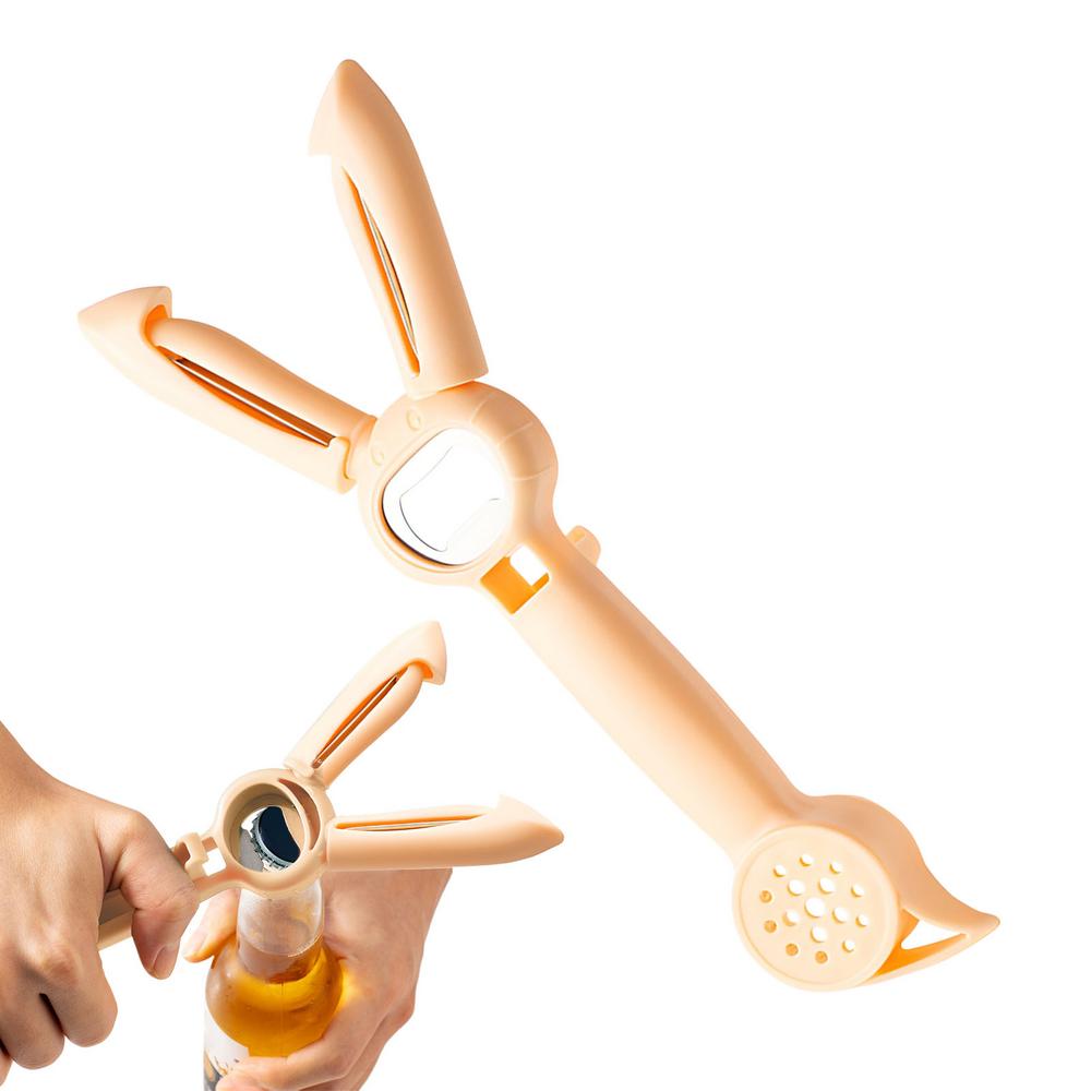 

Multi-Function Beer Opener Comfortable Grip Beer & Bottle Opener Protective Cover Bar Tool & Drinkware Can Opener For Peeling