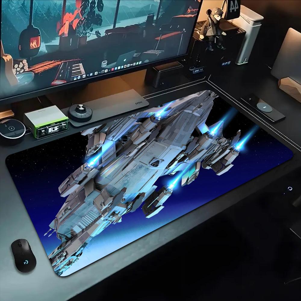 Gra star citizen Podkładka pod mysz 500X1000 mm Duża podkładka pod mysz gamingową Gamer XL Gumowa Otaku Podkładka pod klawiaturę Mata na biurko do laptopa