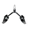 Tricep Press Down Bar Cable Attachment V Shaped with Non Slip Grip Steel Pulldown for Pulley