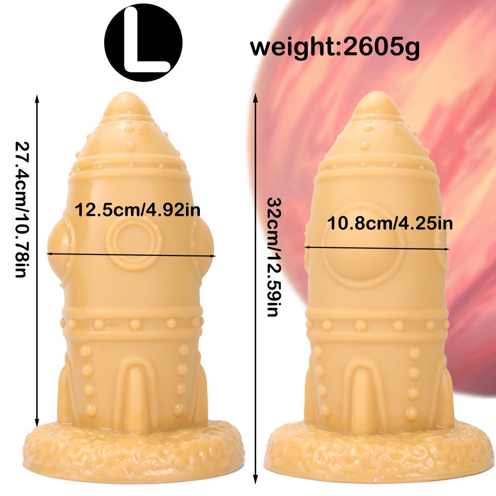 32x12CM Extra Large Thick Rocket Anal & Vaginal Dilator Sex Toy