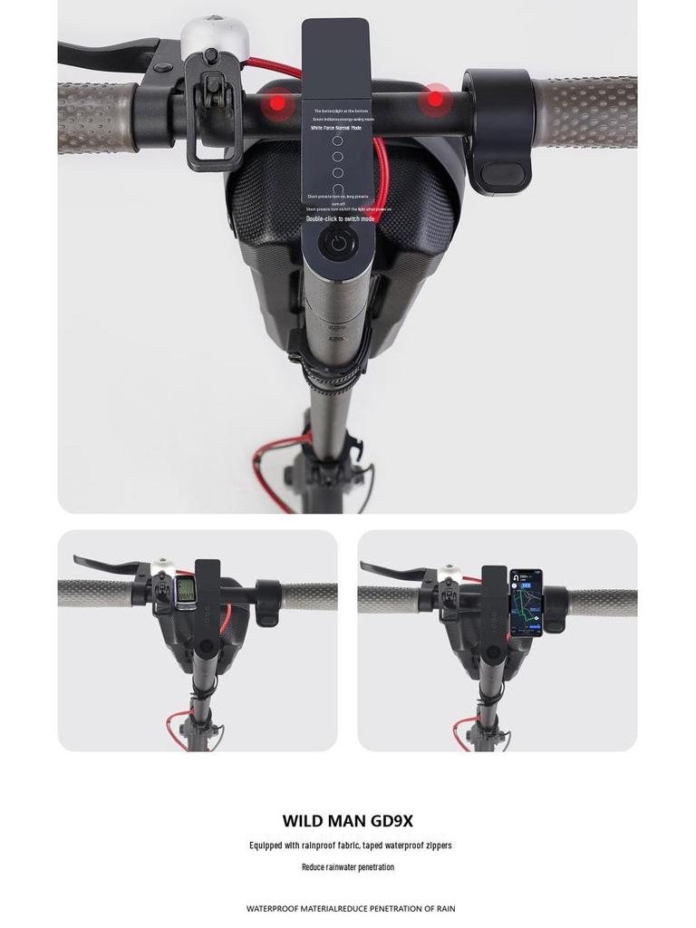 WILD MAN EVA Quick-Release Electric Scooter Handlebar Bag