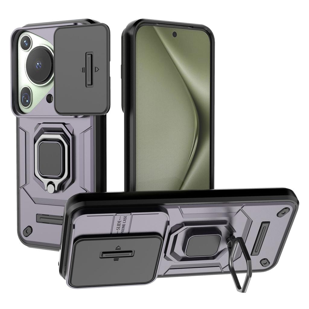 For Huawei Pura 70 Ultra Case Kickstand Shockproof Rugged PC+TPU Phone Cover Camera Protection