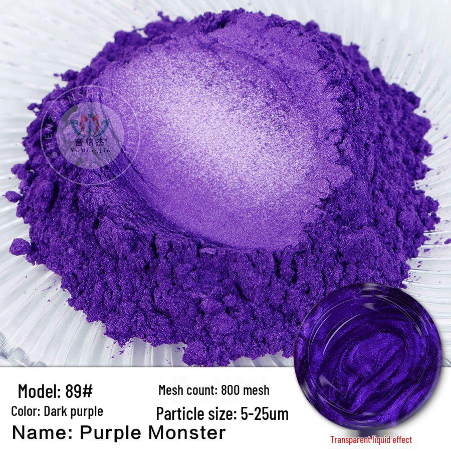 120 Color Chameleon Pearlescent Mica Powder for Epoxy Resin, Paint, and Watercolor