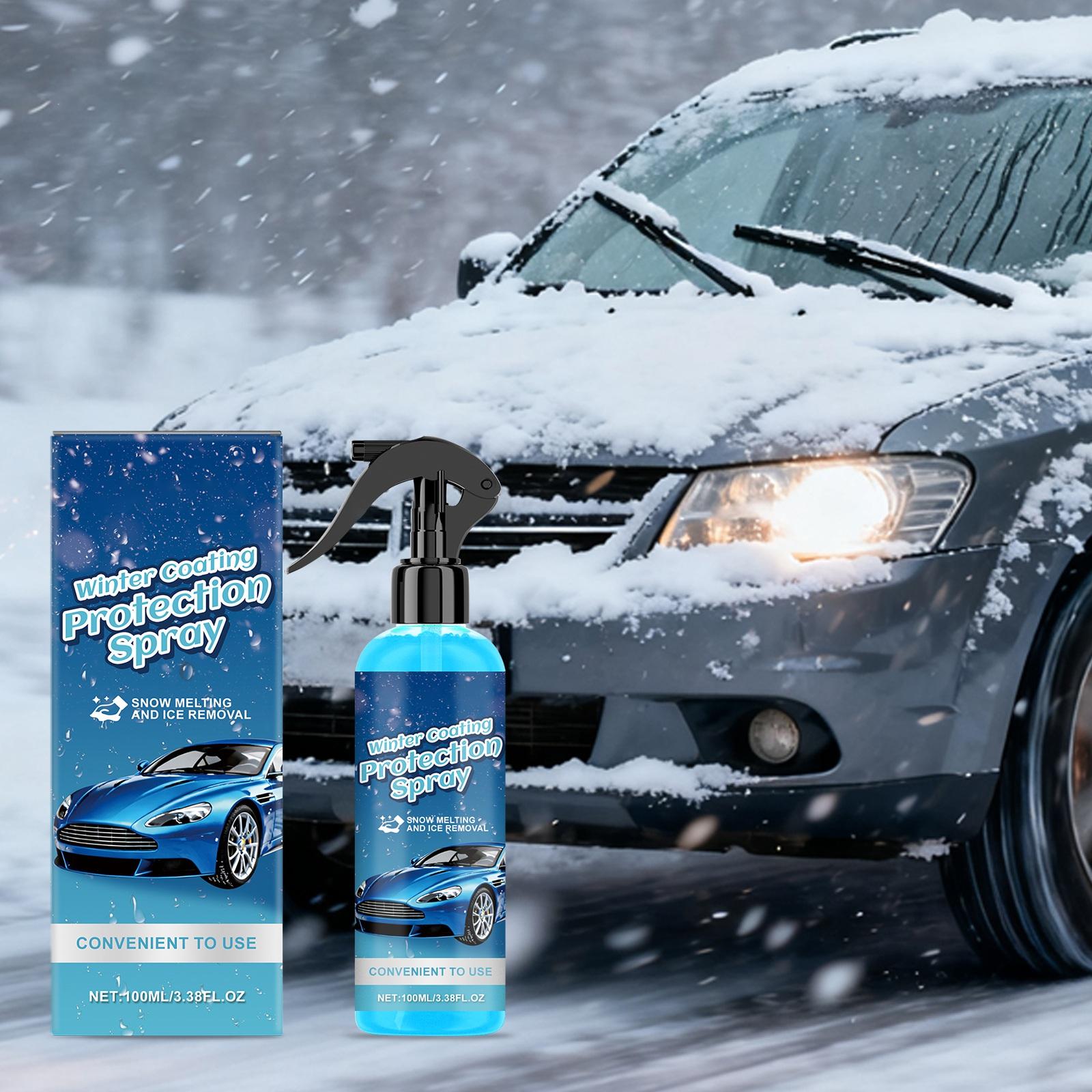 Winter Car Windshield Snow,melting And Ice,removing Spray, Suitable For Multiple Surfaces And A Quick Ice,melting Product,100ML One Size