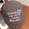 Vintage Graffiti Forward Hat Embroidey Painter Hat Casual Artist Hat  Outdoor