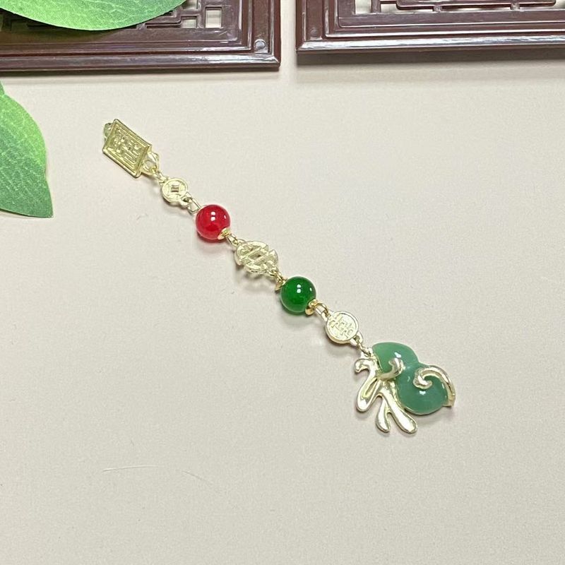 Chinese Fad Cheongsam Lappet Pendant New Chinese Original Retro Style Corsage Ornaments Han Dynasty Tassel Brooch Ornament Accessories