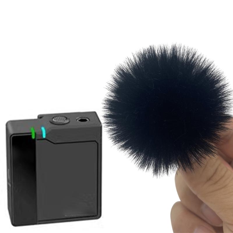 Outdoor Microphone Furry Windscreen Muff Microphone Furs Wind Cover for LARK 150 Lavalier Microphone Windscreen