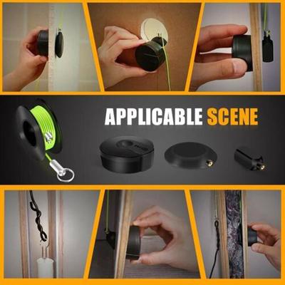 Dispositivo de execução de cabo de puxador de fio de pressão de enfiador magnético