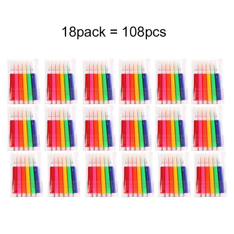 6~30pack Mini Graffiti Watercolor Pen 8.5cm Painting Markers Drawing Colorful Mark Pen Highlighter Art Stationery Accessory TMZ
