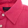 Polo Ralph Lauren Einfarbig Logo Bestickt Polokragen Knopf Langarmhemd Damen Hemden Magenta 211920516-014