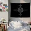 VViking Logo VVegvisir Luxury Hippie Wall Hanging Tapestries for Living Room Home Dorm Decor Art Home Decor