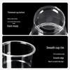 Qie E Tuan Tuan Household 200ml Extra Thick Transparent Disposable Plastic Cups