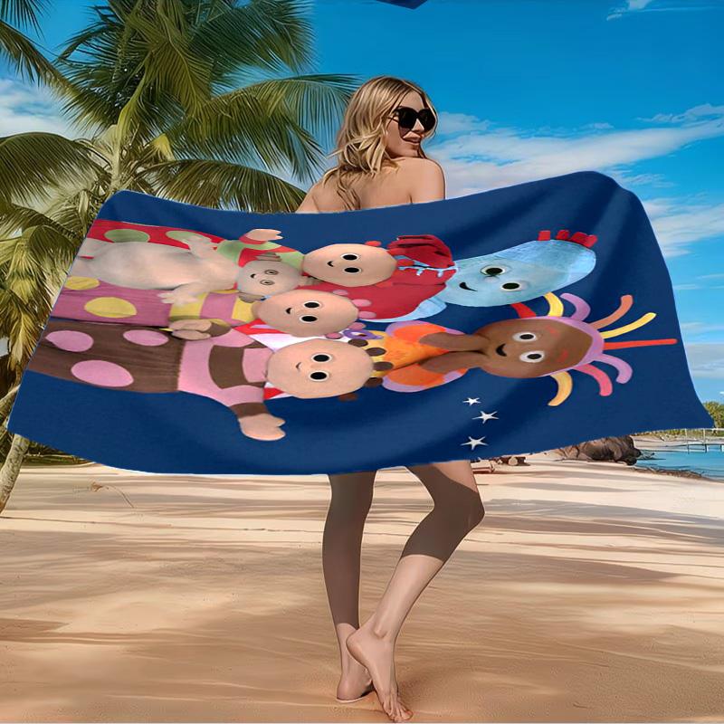 Night Garden Adventure Beach Towel Microfiber Beach Towel, Lightweight and Quick-Dry, for Summer Travel, Swimming Pool Fan Birthday Gift